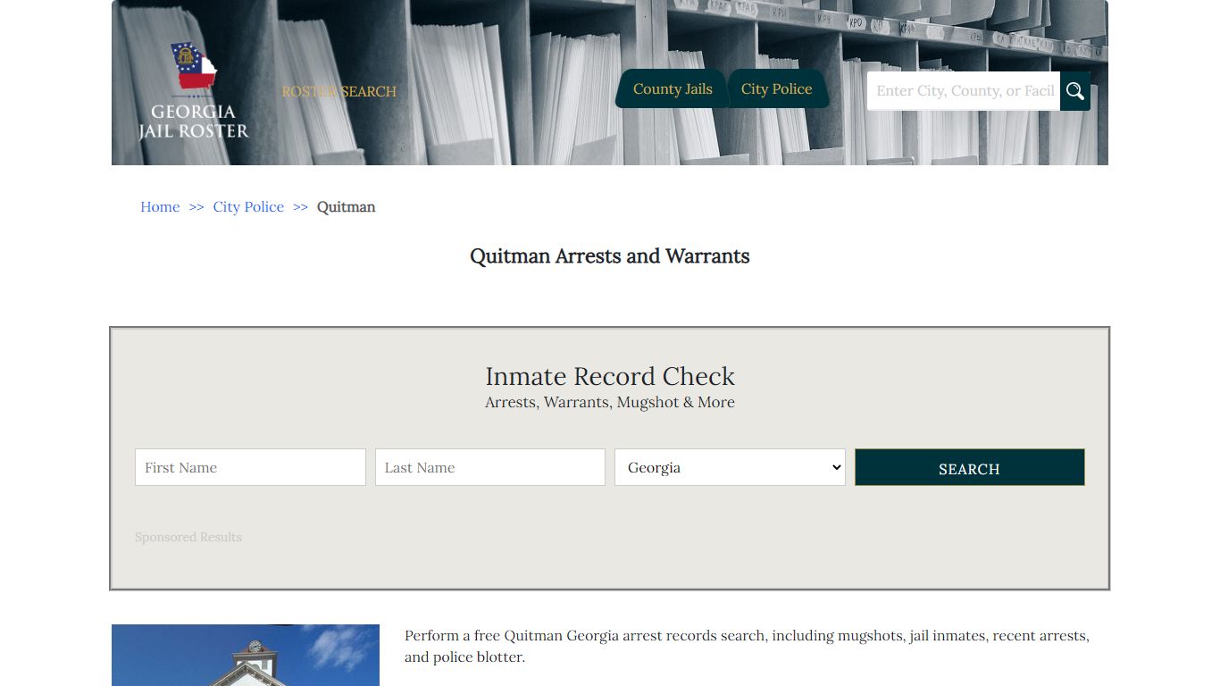 Quitman Arrests and Warrants | Georgia Jail Inmate Search